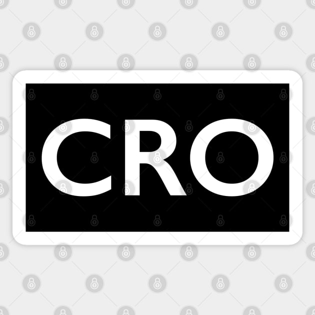 CRO Sticker by StickSicky